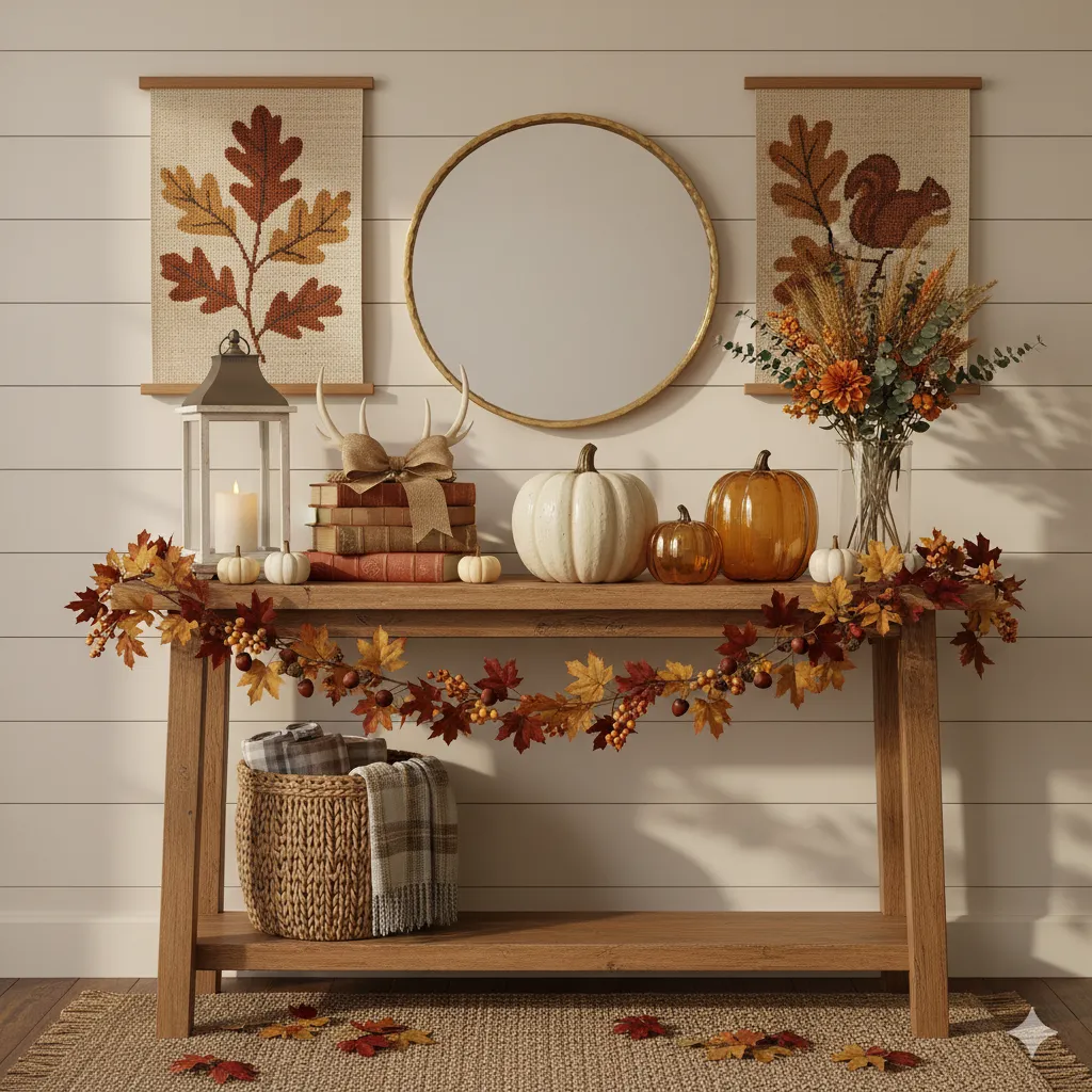 Autumn seasonal decor collection